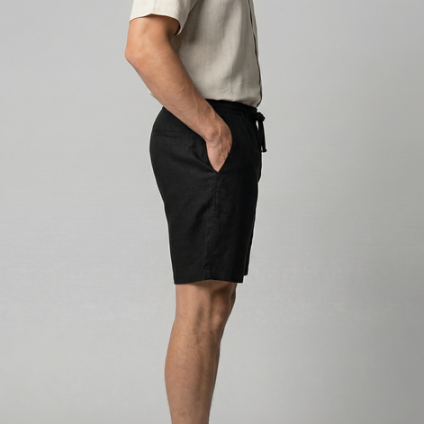Herren Leinen Sommer Shorts