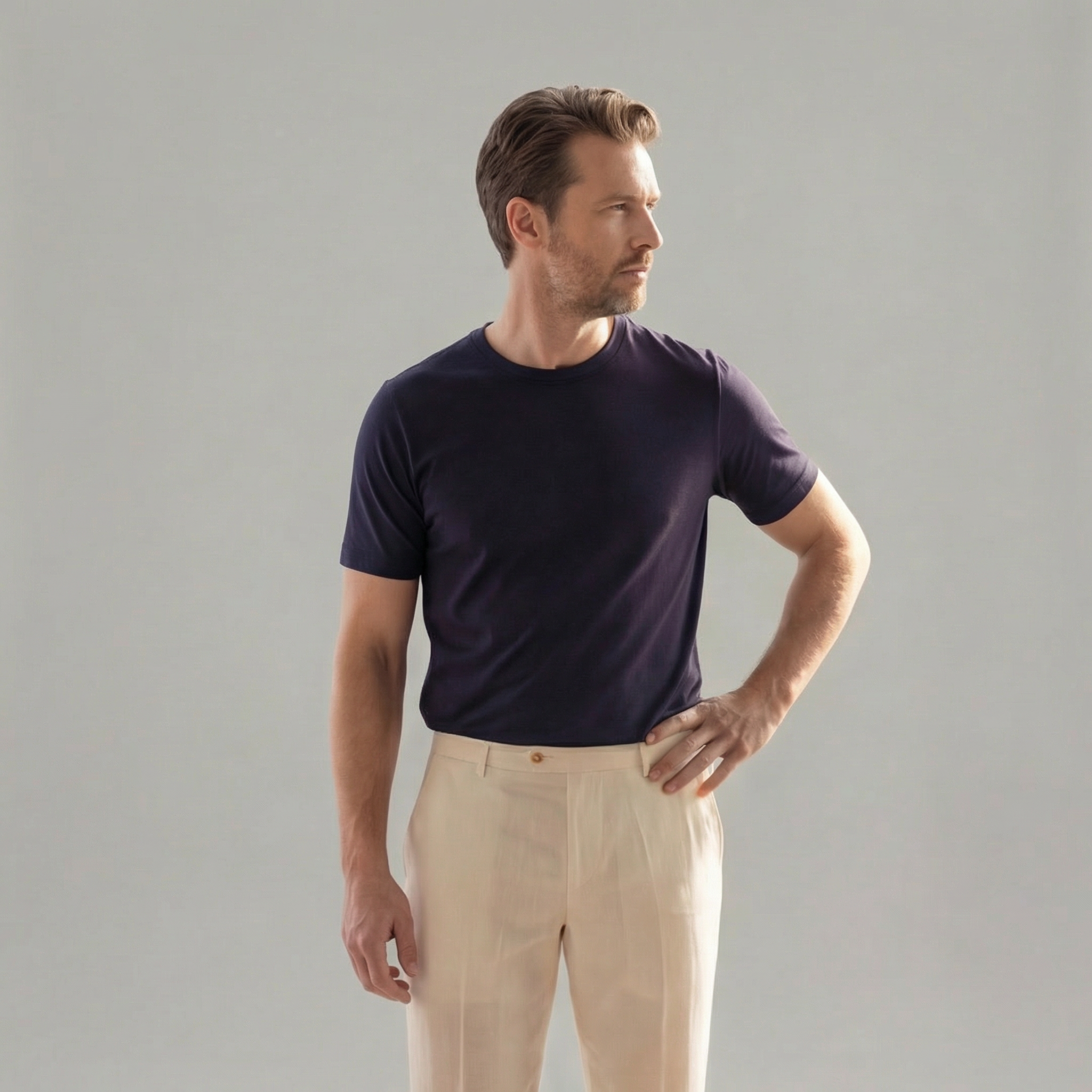Herren Leinen Sommerhosen