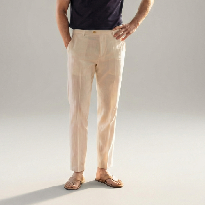 Herren Leinen Sommerhosen