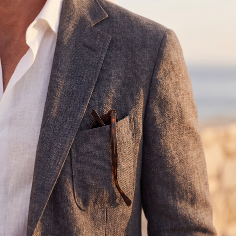 Herren Leinenblazer