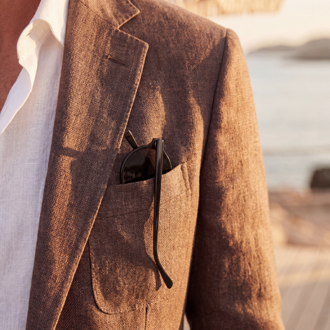 Herren Leinenblazer