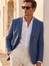 Herren Leinenblazer