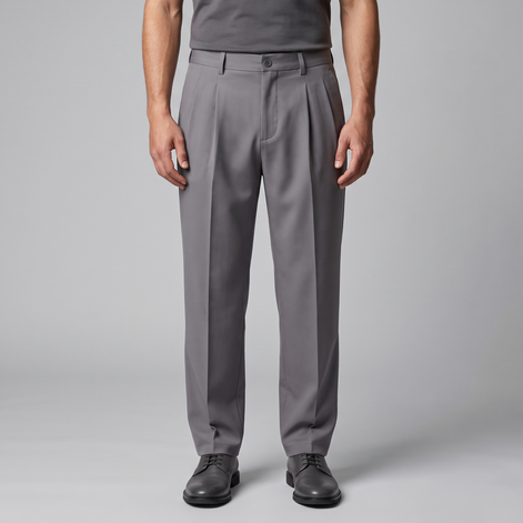 Herren Leinenhose mit Bundfalten