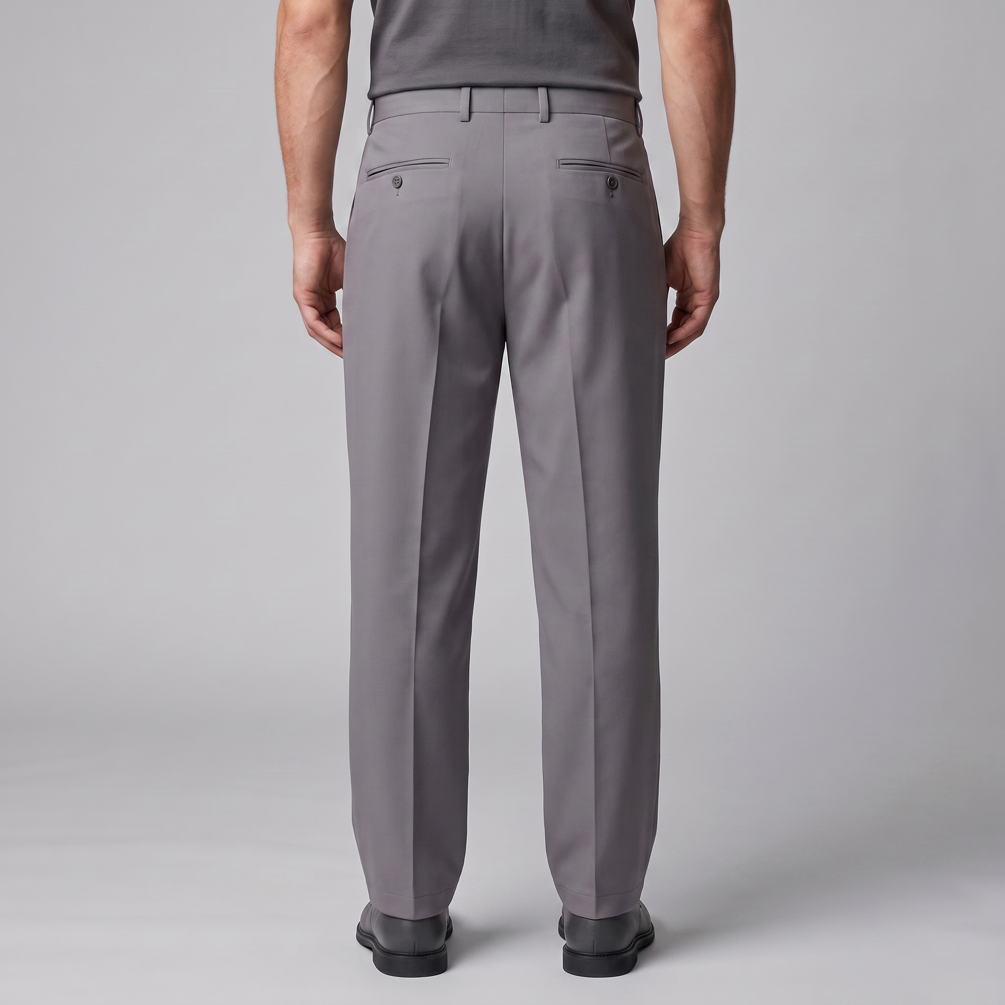 Herren Leinenhose mit Bundfalten