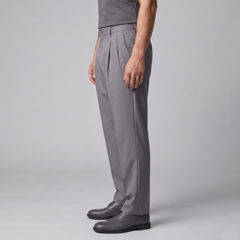 Herren Leinenhose mit Bundfalten