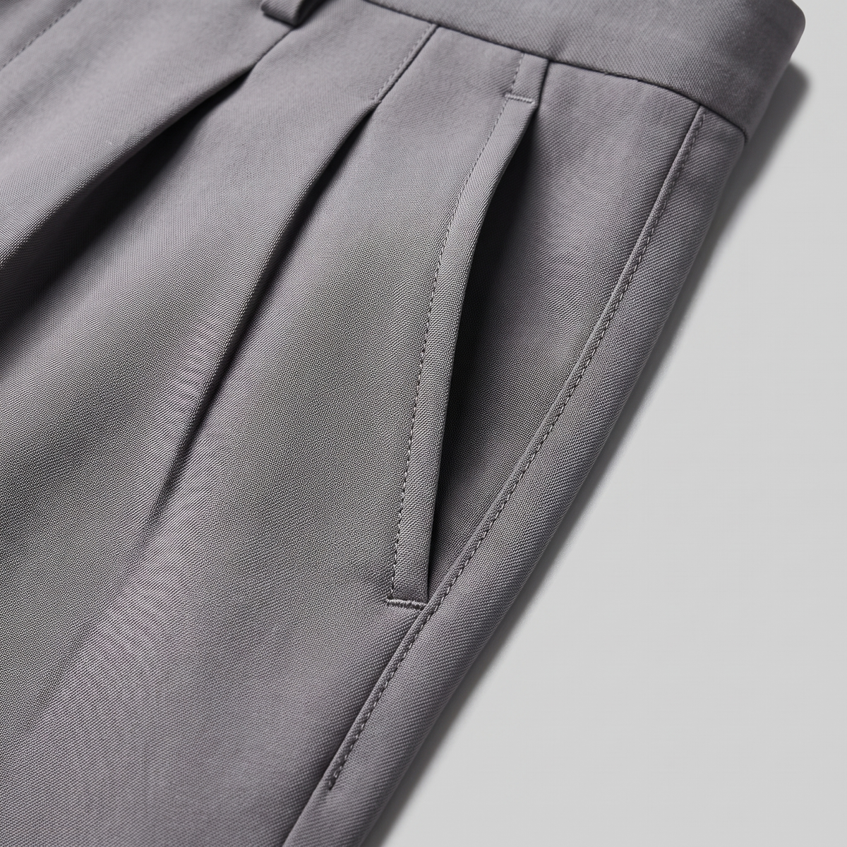 Herren Leinenhose mit Bundfalten