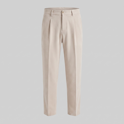 Herren Leinenhose mit Bundfalten