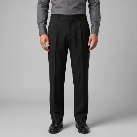 Herren Leinenhose mit Bundfalten