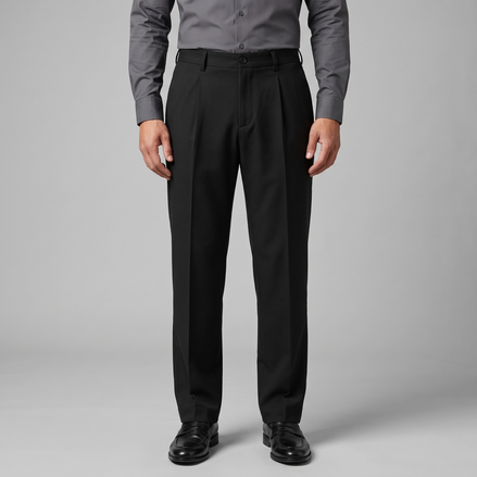 Herren Leinenhose mit Bundfalten