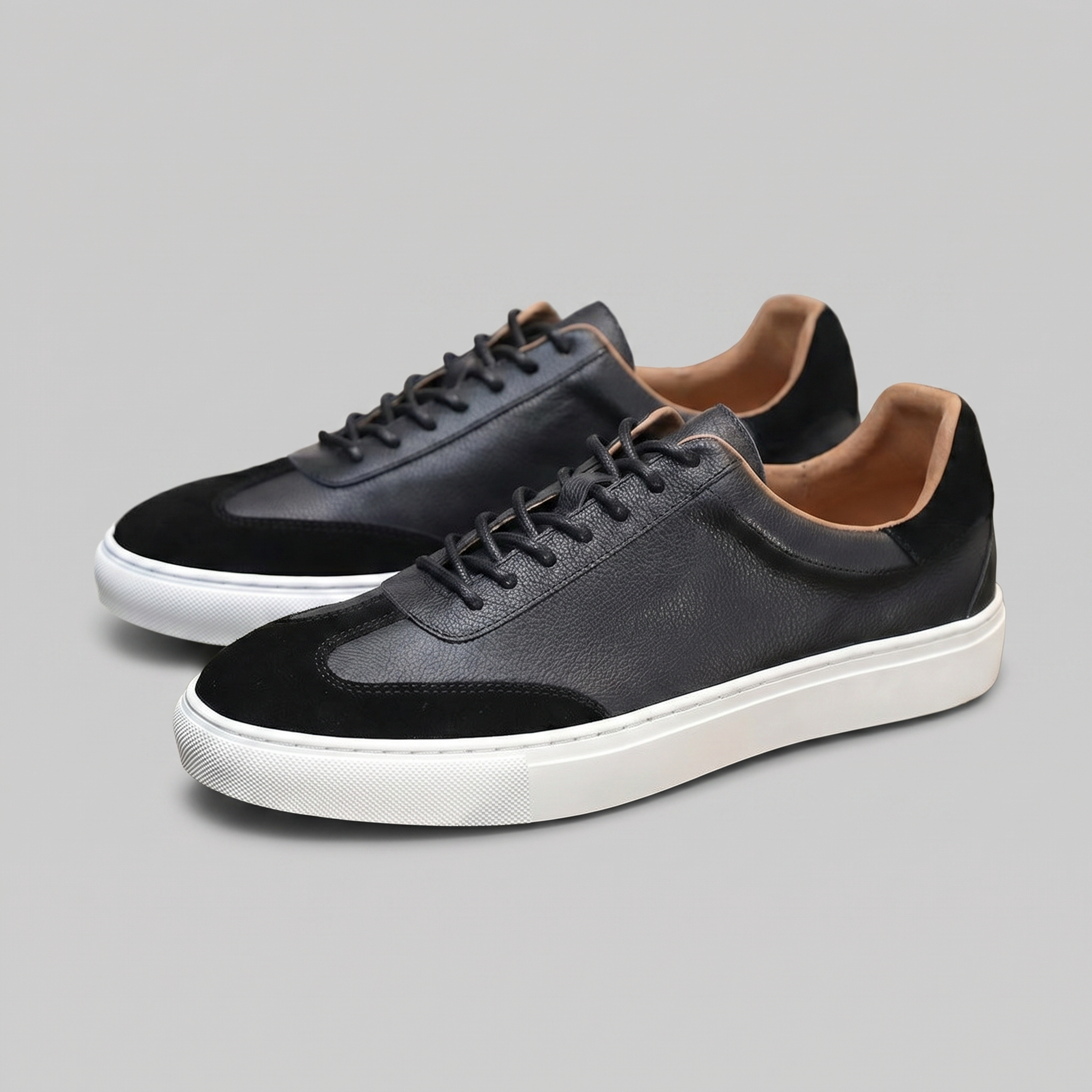 Herren Low Top Sneaker Aus Leder