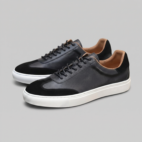 Herren Low Top Sneaker Aus Leder