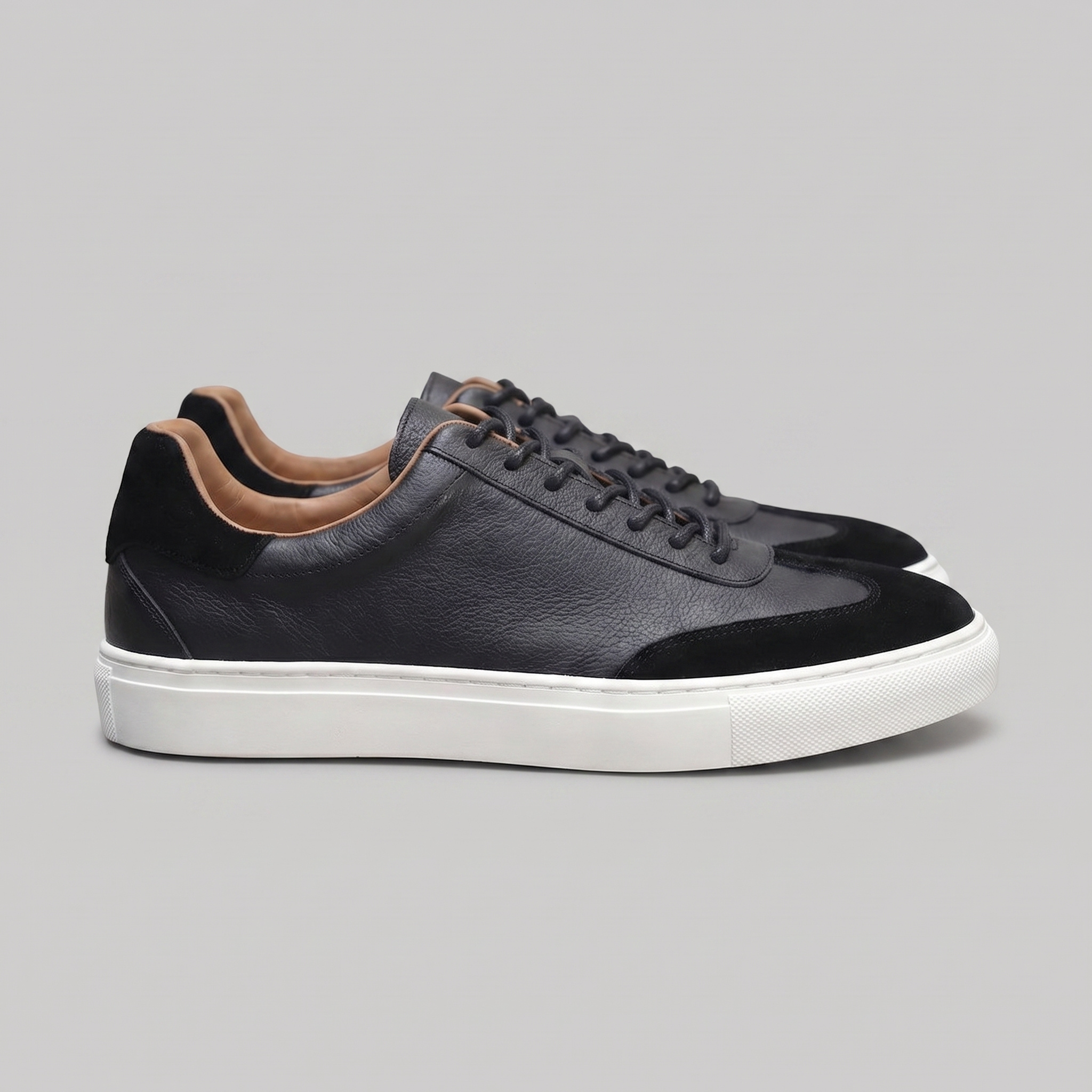 Herren Low Top Sneaker Aus Leder