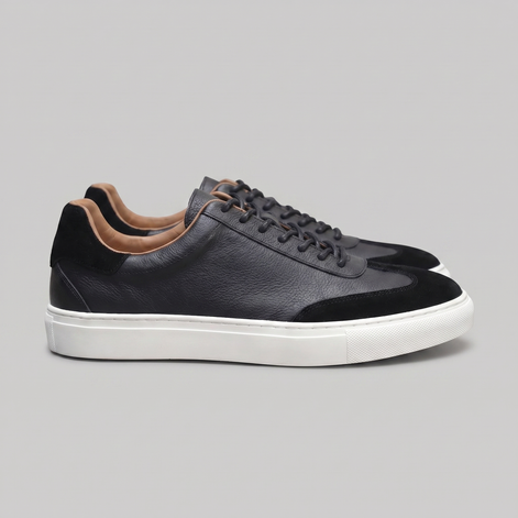 Herren Low Top Sneaker Aus Leder