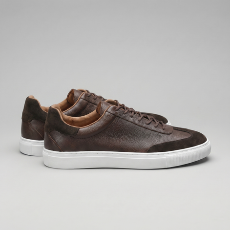 Herren Low Top Sneaker Aus Leder