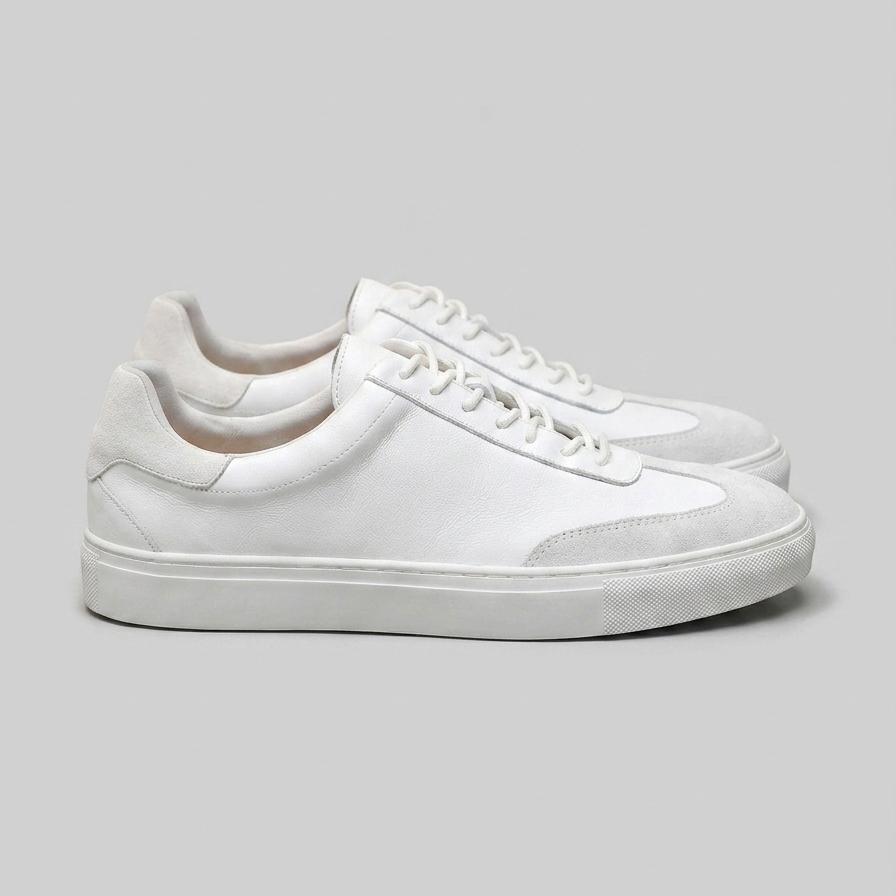 Herren Low Top Sneaker Aus Leder