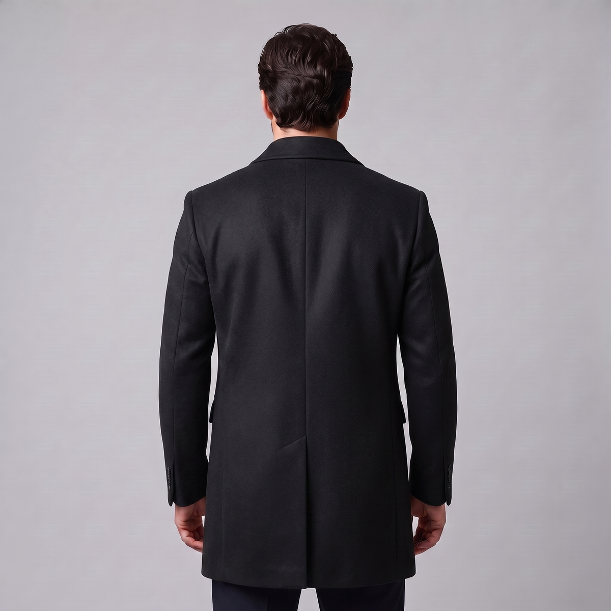 Herren Mantel mit gestepptem Innenfutter