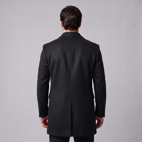 Herren Mantel mit gestepptem Innenfutter