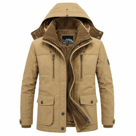 Herren Outdoor Jacke mit Isolierung und Kapuze