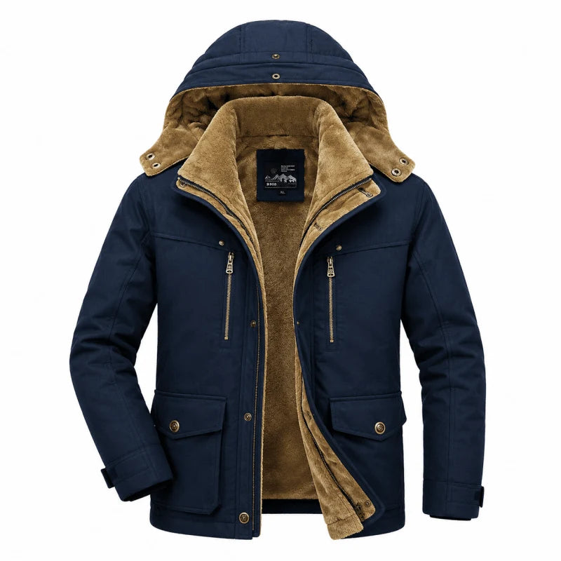 Herren Outdoor Jacke mit Isolierung und Kapuze