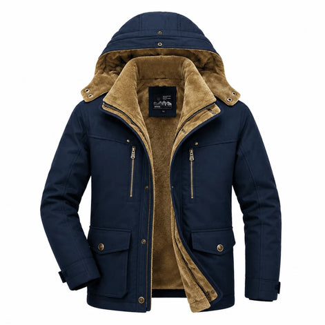 Herren Outdoor Jacke mit Isolierung und Kapuze