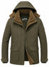 Herren Outdoor Jacke mit Isolierung und Kapuze