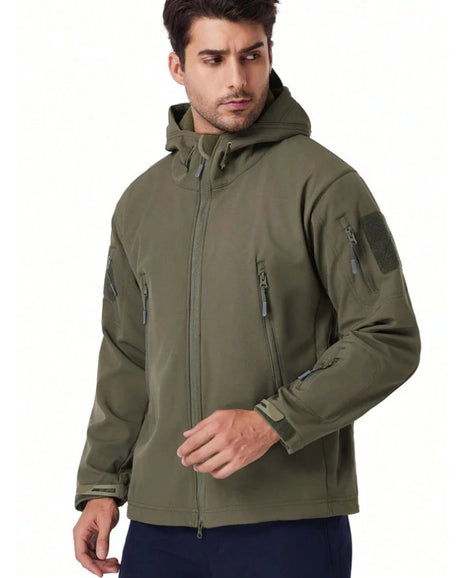 Herren Outdoor-Set mit Wasserabweisender Jacke und Fleecefutter