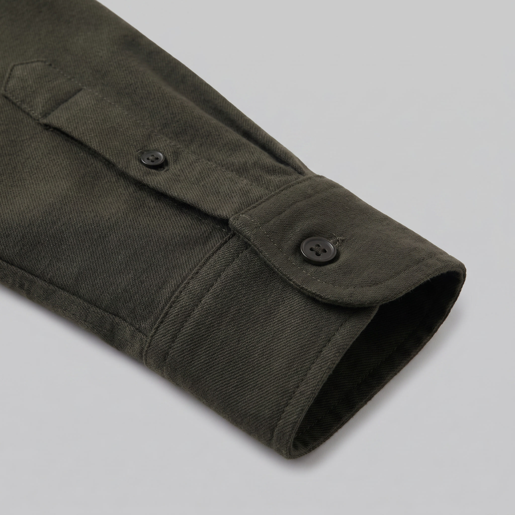 Herren Overshirt Mit Zwei Brusttaschen Slim Fit