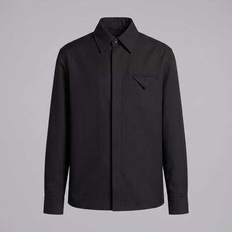 Herren Overshirt mit Brusttasche