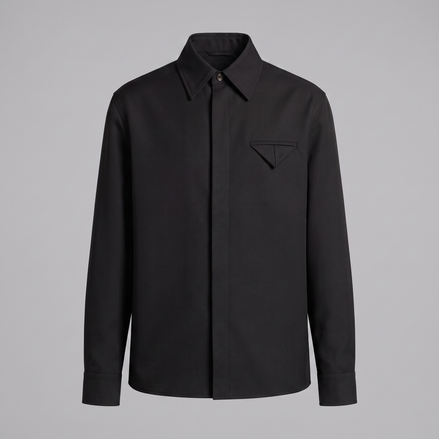 Herren Overshirt mit Brusttasche