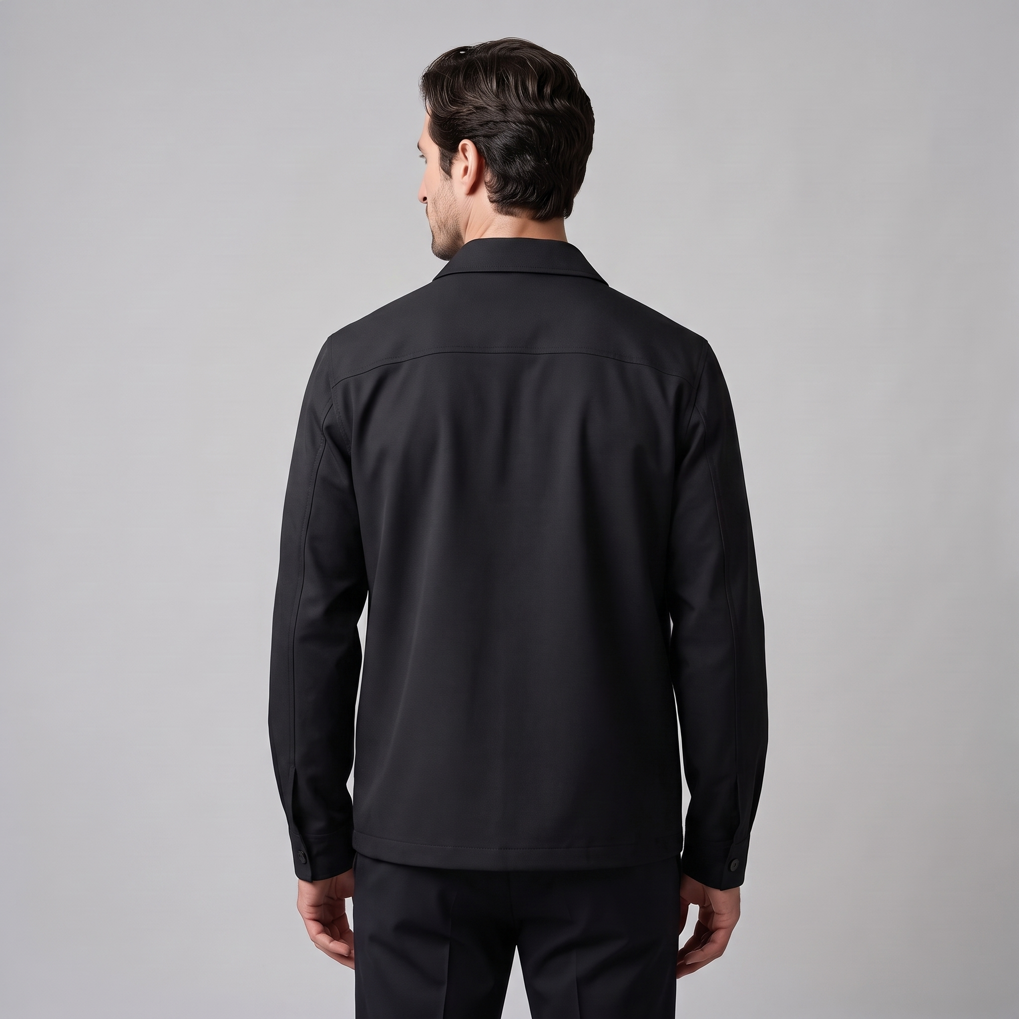 Herren Overshirt mit Brusttasche