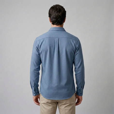 Herren Overshirt mit Flap-Taschen