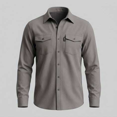 Herren Overshirt mit Flap-Taschen