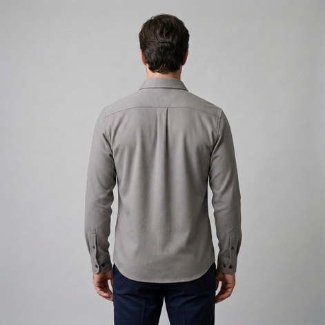 Herren Overshirt mit Flap-Taschen