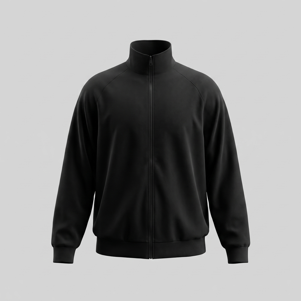 Herren Oversized Trainingsjacke mit durchgehendem Reissverschluss