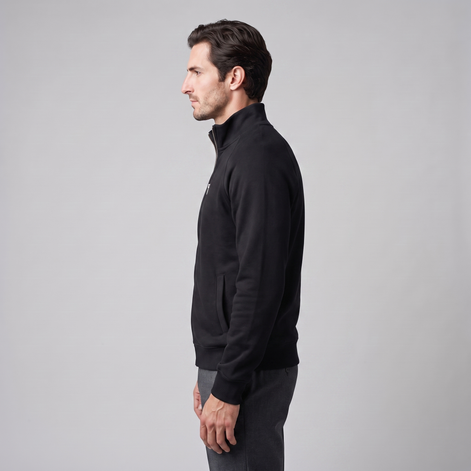 Herren Oversized Trainingsjacke mit durchgehendem Reissverschluss