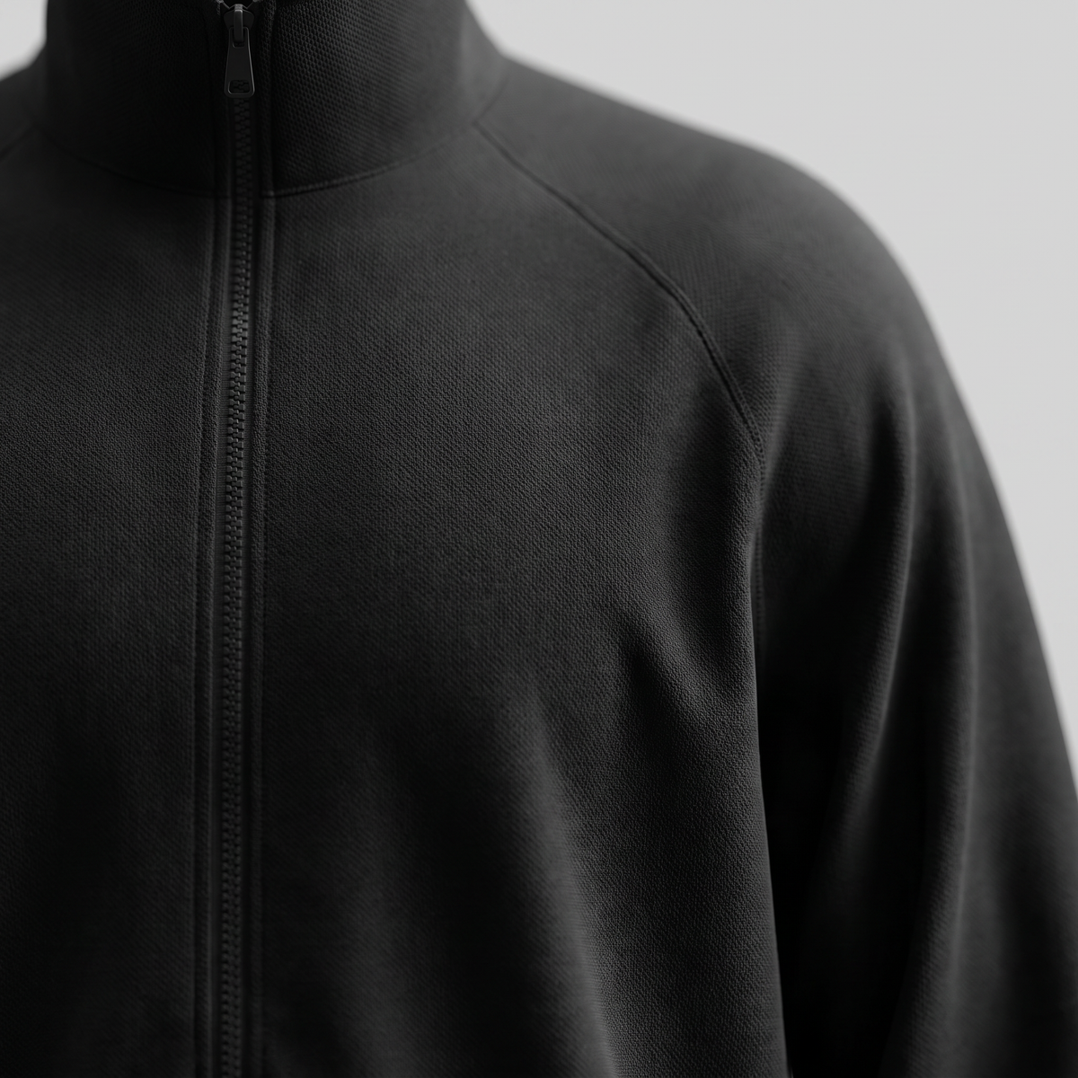 Herren Oversized Trainingsjacke mit durchgehendem Reissverschluss