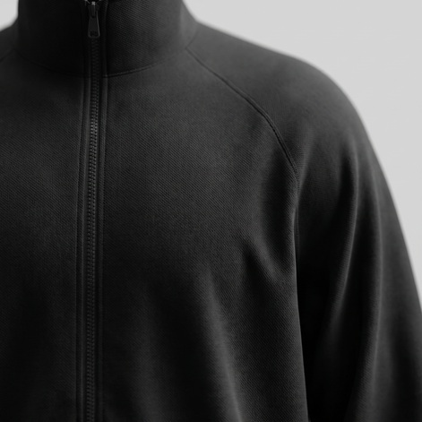 Herren Oversized Trainingsjacke mit durchgehendem Reissverschluss