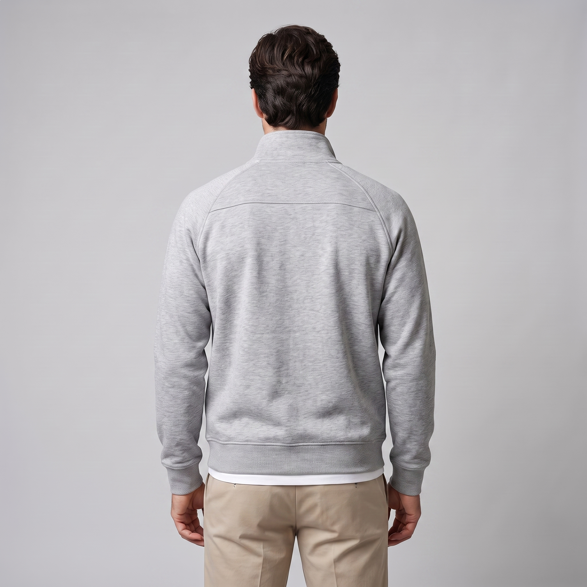 Herren Oversized Trainingsjacke mit durchgehendem Reissverschluss