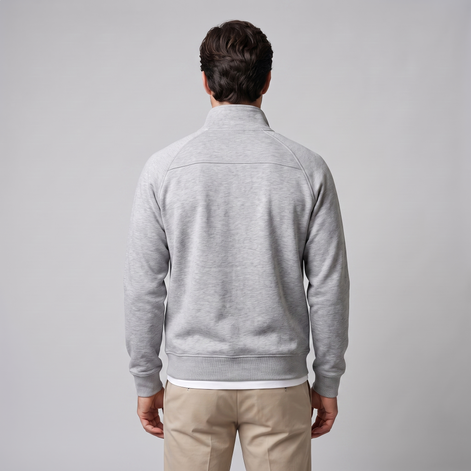 Herren Oversized Trainingsjacke mit durchgehendem Reissverschluss