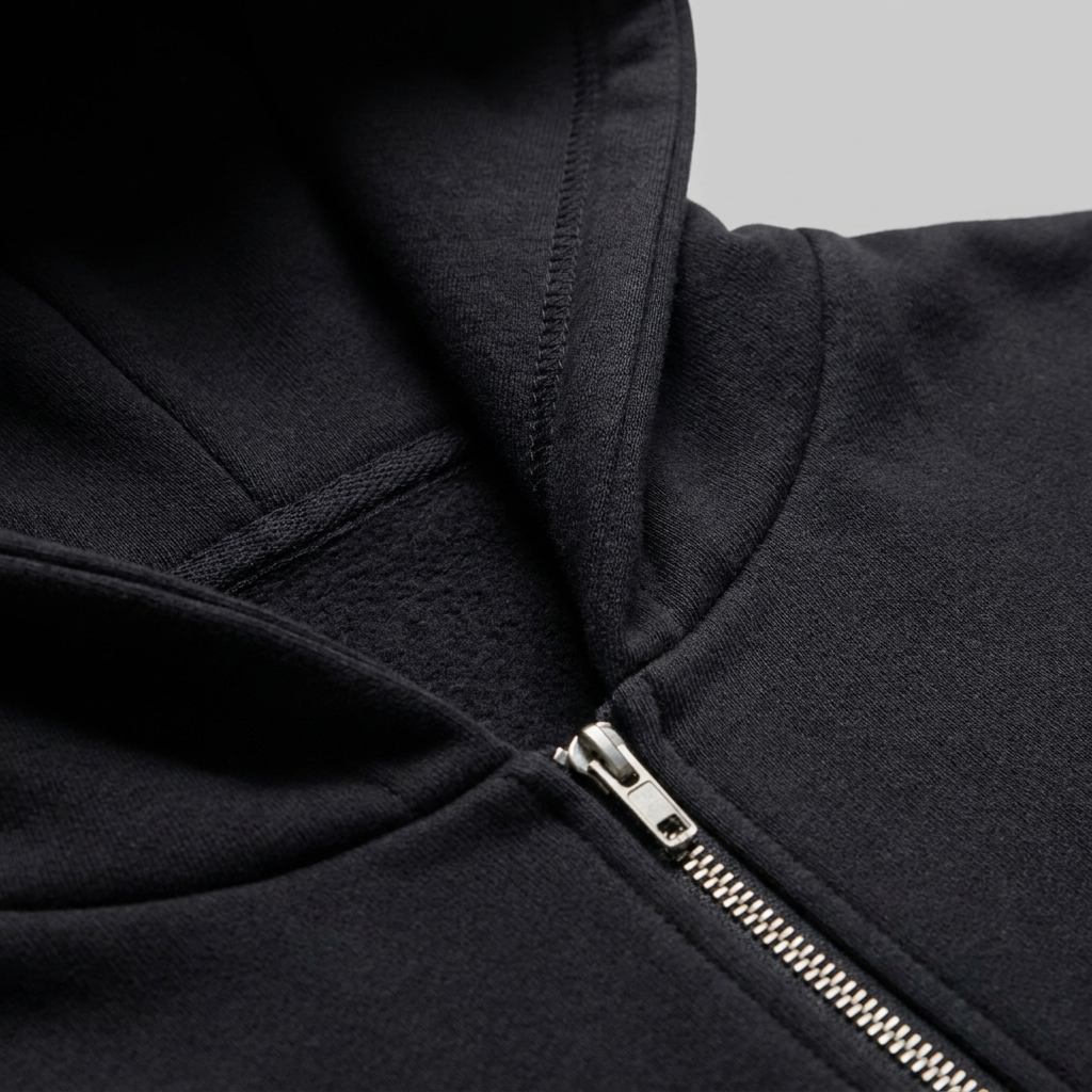 Herren Oversized Zip-Hoodie