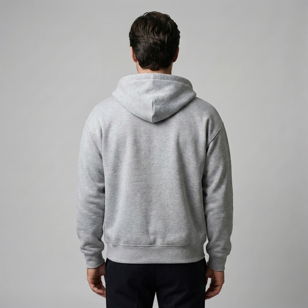 Herren Oversized Zip-Hoodie