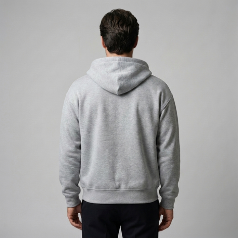 Herren Oversized Zip-Hoodie