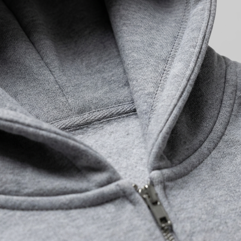 Herren Oversized Zip-Hoodie