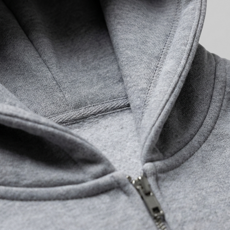Herren Oversized Zip-Hoodie