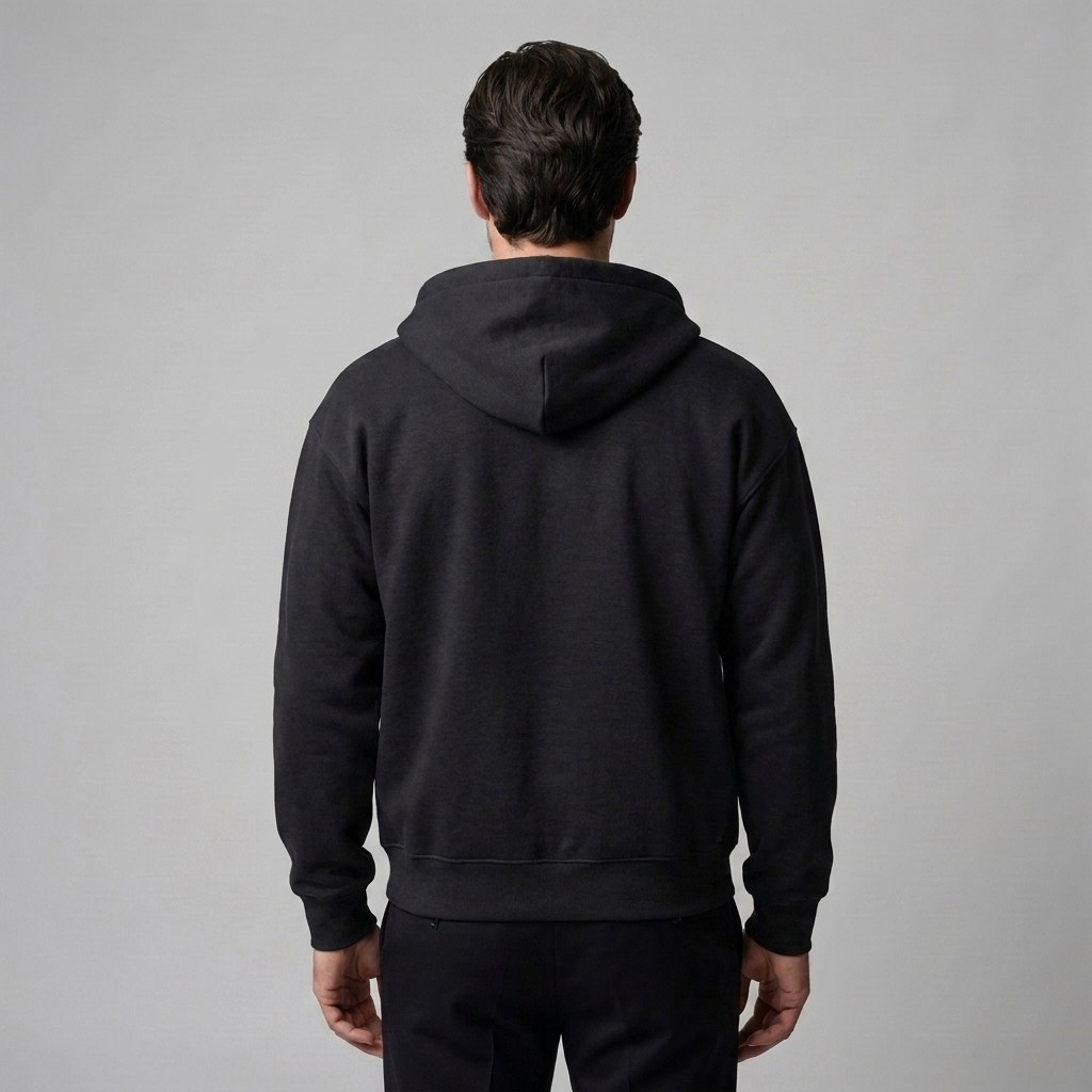 Herren Oversized Zip-Hoodie