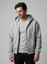 Herren Oversized Zip-Hoodie