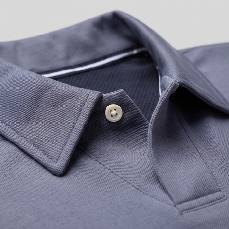 Herren Piqué-Poloshirt mit langen Ärmeln