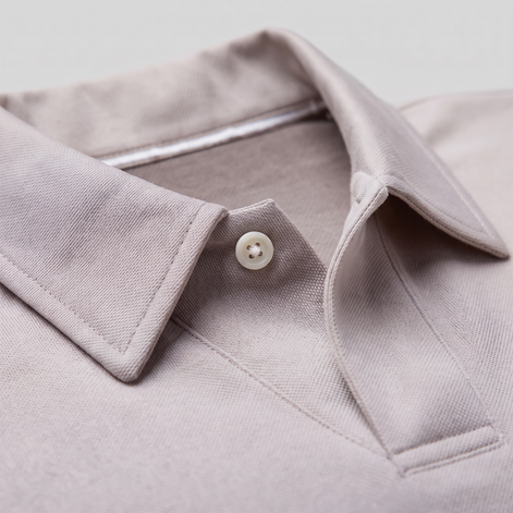 Herren Piqué-Poloshirt mit langen Ärmeln
