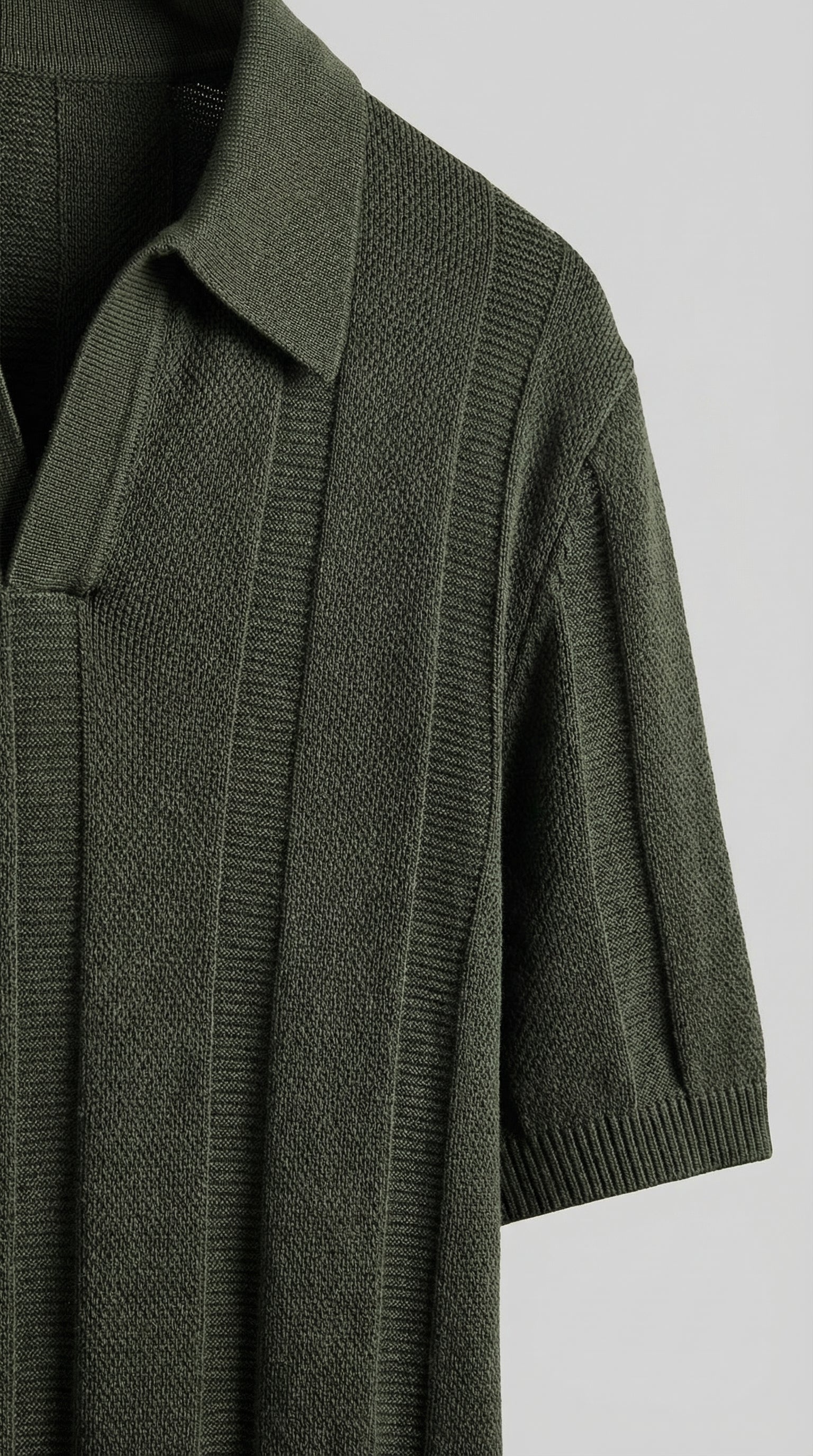 Herren Polohemd Mit Kurzarm - Modernes Strickdesign