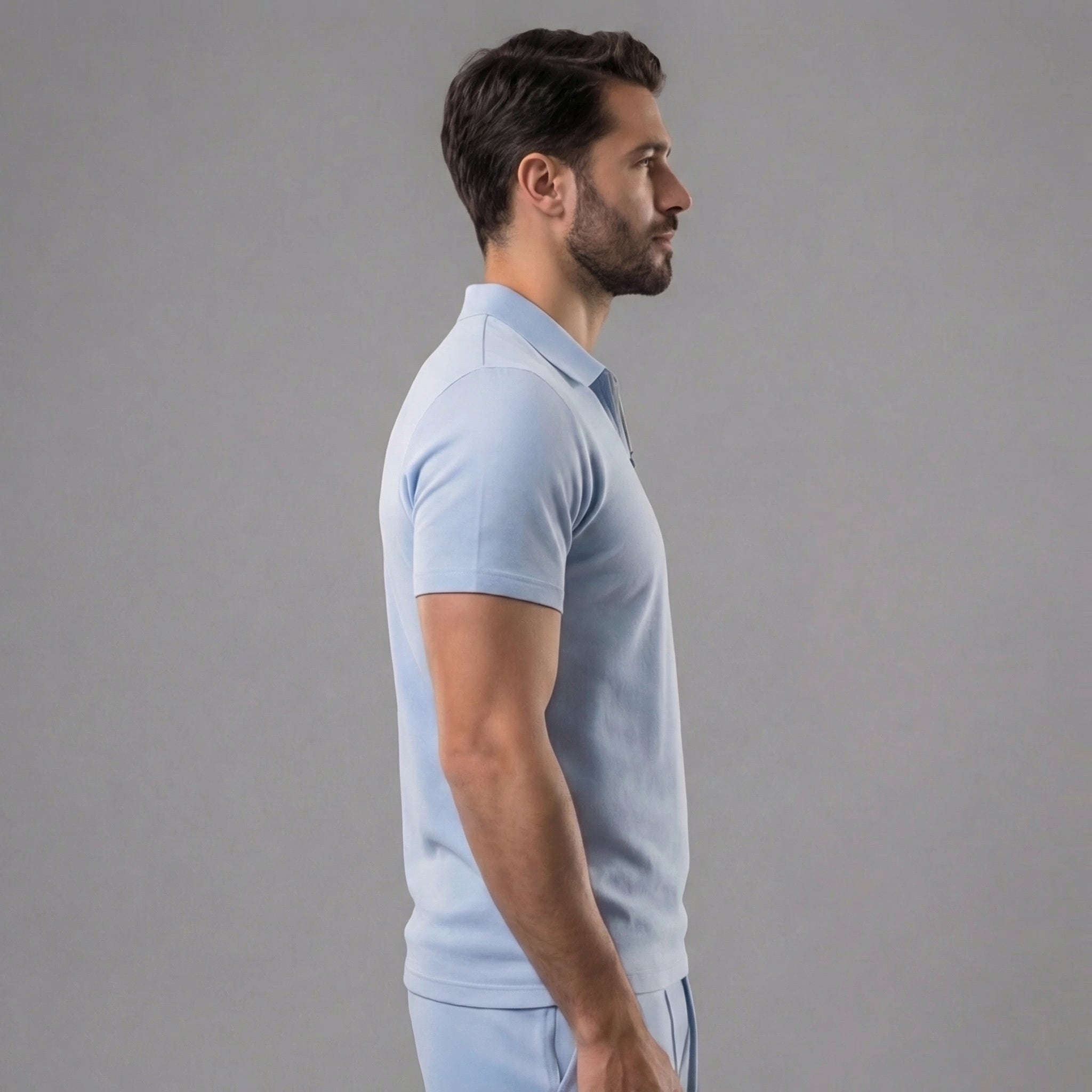 Herren Polohemden und Shorts Set für lässigen Stil